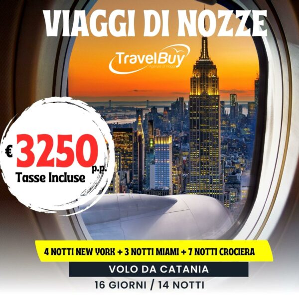 VIAGGIO DI NOZZE - New York, Miami, Crociera ai Caraibi