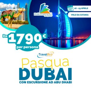 PASQUA A DUBAI - Dal 16 al 23 Aprile - Volo da Catania