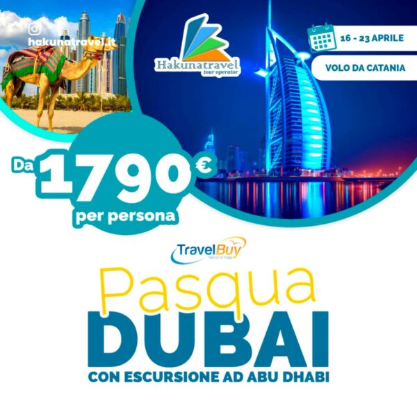 PASQUA A DUBAI - Dal 16 al 23 Aprile - Volo da Catania